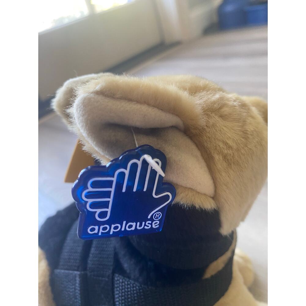 Vintage NWT Applause NYC Police Dog Apollo 9/11 Rescue Tribute German Shepherd - Picture 6 of 11